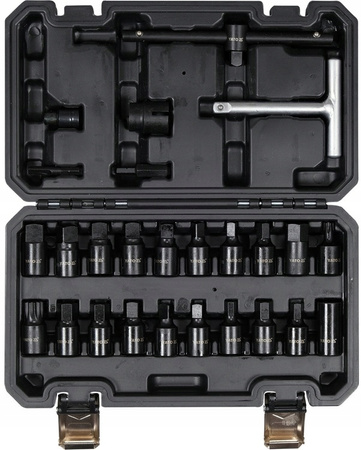 KOMPLET KLUCZY DO KORKÓW OLEJU 26 szt.