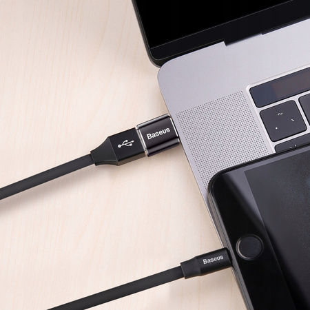 Baseus Adapter PRZEJŚCIÓWKA USB na USB-C OTG