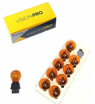 ELTA ŻARÓWKI 12V 27W P27W POMARAŃCZOWA 10 szt