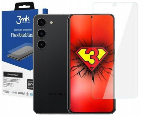 Szkło hybrydowe na Samsung Galaxy S23 5G 3mk Glass