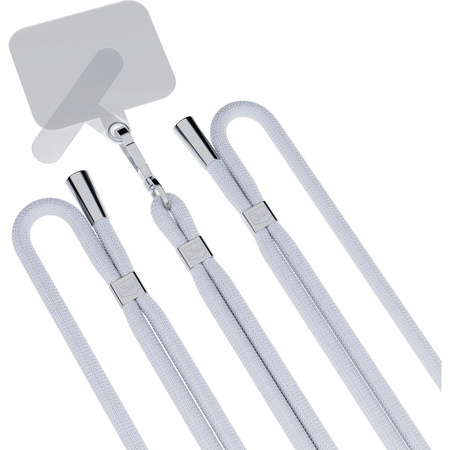 Accessories Grey (silver) - 3mk EasyClip Smycz do telefonu regulowana