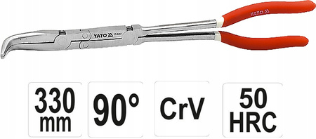 SZCZYPCE WYDŁUŻONE WYGIĘTE 330MM YATO YT-20402