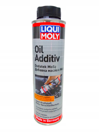 LIQUI MOLY Oil Additiv Dodatek MoS2 0,3l DO Oleju z Dwusiarczkiem Molibdenu