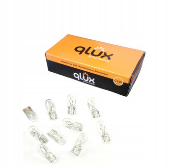 QLUX ŻARÓWKI 24V W5W T10 5W POSTOJÓWKA 10 szt