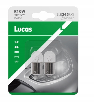 ŻARÓWKA LUCAS 2 szt. R10W 12V BLISTER