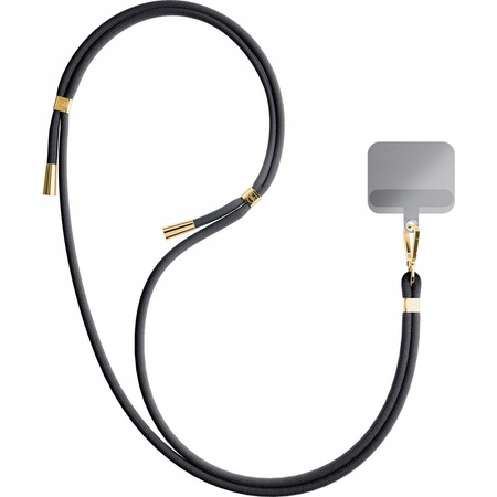 Accessories Black (gold) - 3mk EasyClip Smycz do telefonu regulowana
