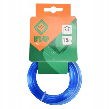 Żyłka tnąca Flo 89424 2,4mm 15m gwiazdka