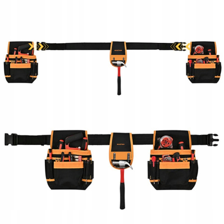 PAS MONTERSKI NARZĘDZIOWY BUDOWLANY NA NARZĘDZIA NIEZBĘDNIK ORGANIZER MOCNY