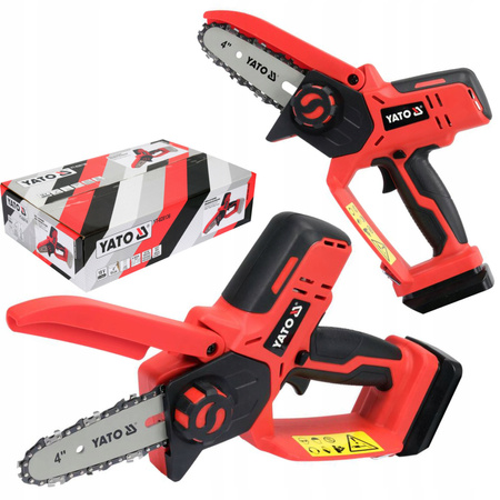 Akumulatorowa pilarka łańcuchowa 4" 18V YATO YT-828136 BEZ AKUMULATORA