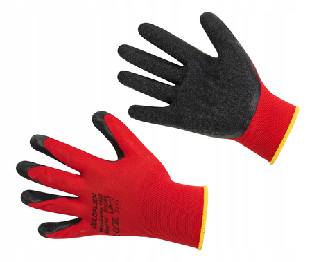 RĘKAWICE ROBOCZE POWLEKANE OCHRONNE POLIESTER r.10