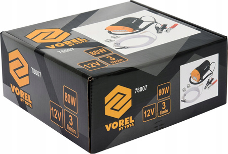 VOREL POMPA ELEKTRYCZNA DO OLEJU 12V 78007