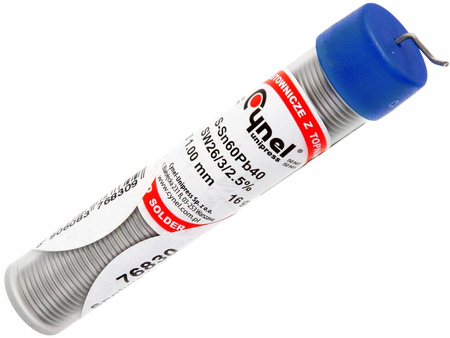 CYNA LUTOWNICZA W FIOLCE CYNEL SPOIWO Z TOPNIKIEM 76830