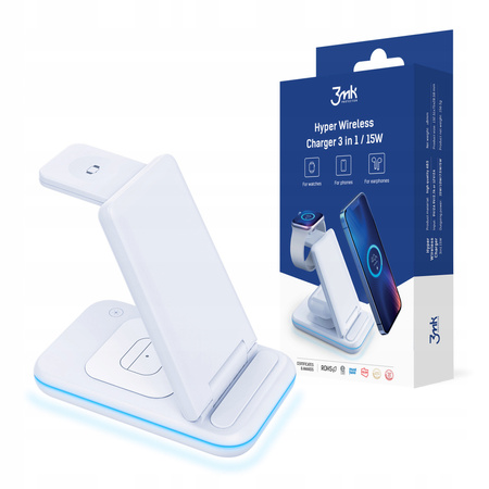Ładowarka indukcyjna 3mk Hyper Wireless Charger 3w1 15W