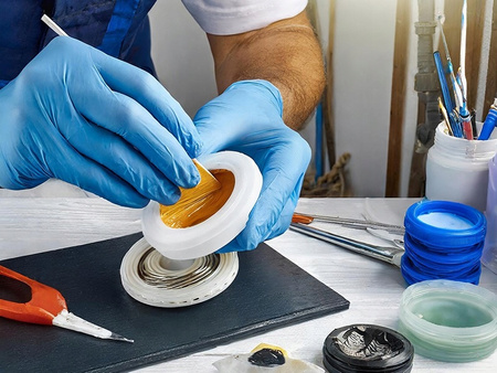 MERCATOR RĘKAWICE BEZPUDROWE NITRILEX BASIC, ROZM. L, 100 SZT.