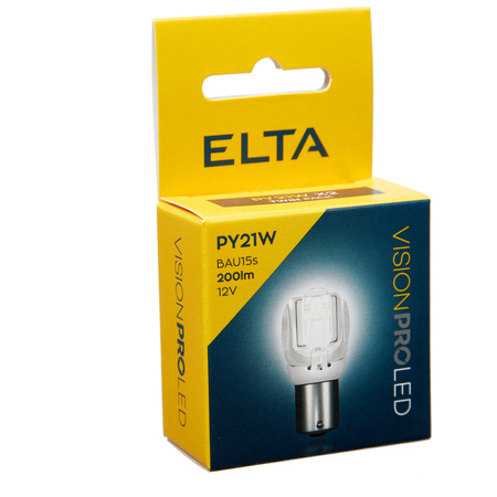 ELTA VISIONPRO ŻARÓWKI LED PY21W AMBER 6000K 200lm