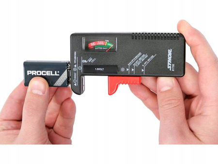 TESTER BATERII 1,5V ORAZ 9V WSZYSTKIE RODZAJE