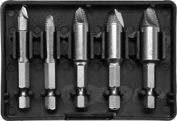 Zestaw do wykręcania zerwanych śrub 5 szt Yato