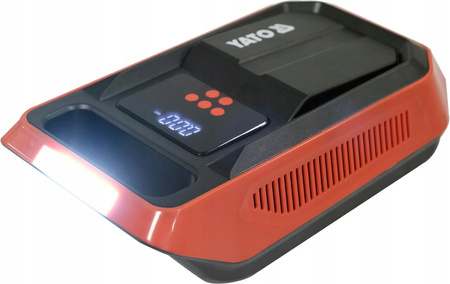 Yato Kompresor Samochodowy z Wyświetlaczem LCD 12V 25l/min 10 bar
