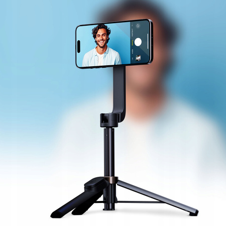 Uchwyt kijek do selfie Bluetooth statyw tripod - 3mk HARDY MagSelfie Stick