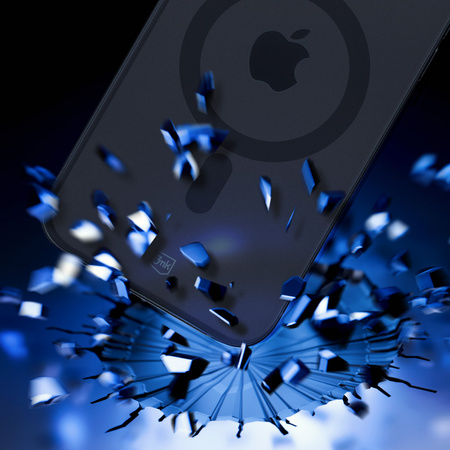 Apple iPhone 15 Pro Max - 3mk Smoke MagCase Etui Cover na tył