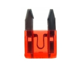 Bezpiecznik samochodowy płytkowy MINI 10A - 100szt