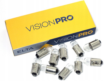 ELTA ŻARÓWKI 12V 3W Ba9s T3W 10 szt