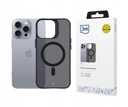 Apple iPhone 16 Pro Max - 3mk Smoke MagCase Etui Cover na tył