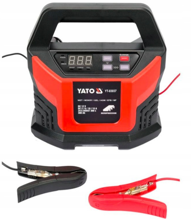 YATO PROSTOWNIK ELEKTRONICZNY 12V 2, 6, 10, 15A