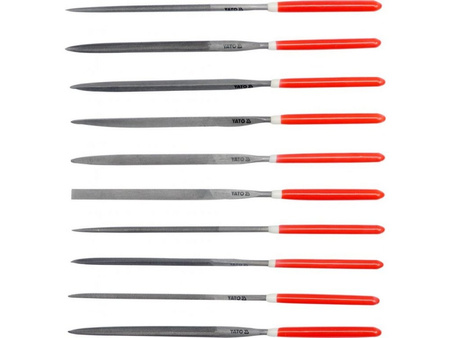 Pilniki iglaki Yato YT-6163 komplet 10szt
