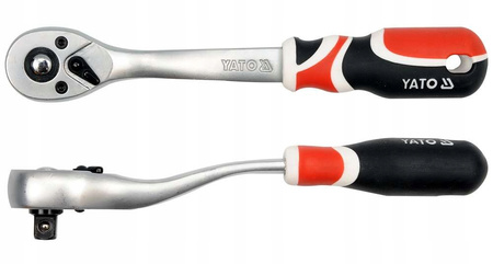 YATO - KLUCZ NASADOWY GRZECHOTKA WYGIĘTA 3/8''