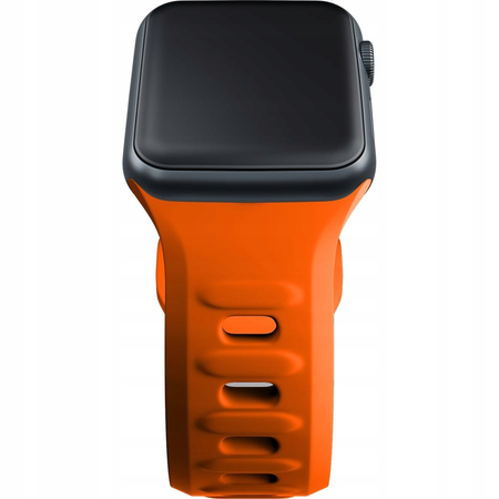 42/44/45/49 mm Orange - 3mk Silicone Watch Strap Pasek do Apple Watch
