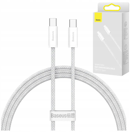 BASEUS MOCNY KABEL USB-C SZYBKIE ŁADOWANIE PRZEWÓD TYP-C PD 100W QC 5A 2M