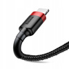 BASEUS MOCNY KABEL USB DO LIGHTNING IPHONE IPAD PRZEWÓD OPLOT 2.4A 50cm