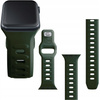 42/44/45/49 mm Dark Green - 3mk Silicone Watch Strap Pasek do Apple Watch