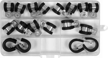 ZESTAW OPASEK ZACISKOWYCH 6 - 16mm 18 SZTUK YATO