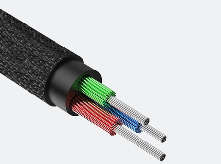 BASEUS KABEL MINI JACK 3.5MM WTYK AUX PRZEWÓD AUDIO DO AUTA 150CM 1.5M