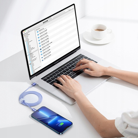 Baseus Crystal Shine Kabel USB-C-Lightning do Apple iPhone PD 20W 2M