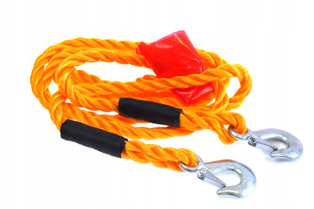 LINKA LINA HOLOWNICZA 4m PLECION NYLON HAKI 3000kg