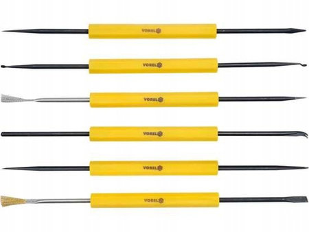 ZESTAW NARZĘDZI LUTOWNICZYCH VOREL 6 ELEMENTÓW