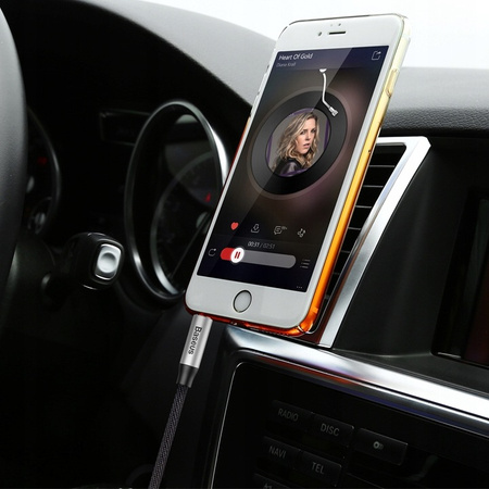 BASEUS KABEL MINI JACK 3.5MM WTYK AUX PRZEWÓD AUDIO DO AUTA 150CM 1.5M