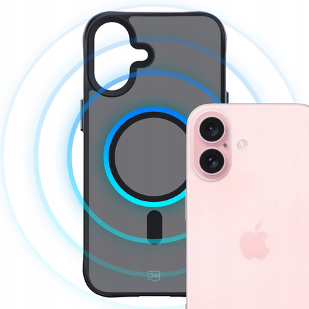 Apple iPhone 16 - 3mk Smoke MagCase Etui Cover na tył