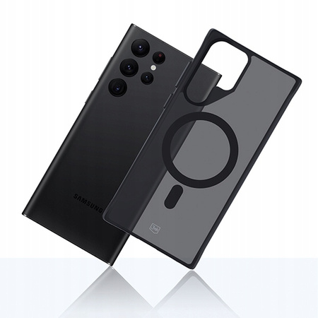 Samsung Galaxy S22 Ultra 5G - 3mk Smoke MagCase Etui Cover na tył