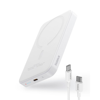 BASEUS POWER BANK BEZPRZEWODOWY INDUKCYJNY 5000mAh 20W USB-C MINI POWERBANK