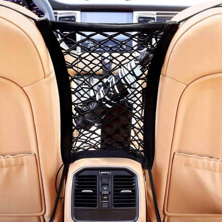 SIATKA ORGANIZER MIĘDZY FOTELE 25X30CM 2 KIESZENIE