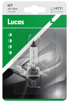 ŻARÓWKA LUCAS H7 12V 55W PX26d BLISTER
