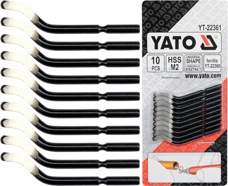 Zestaw ostrzy do gratownika Yato YT-22361 10 sztuk
