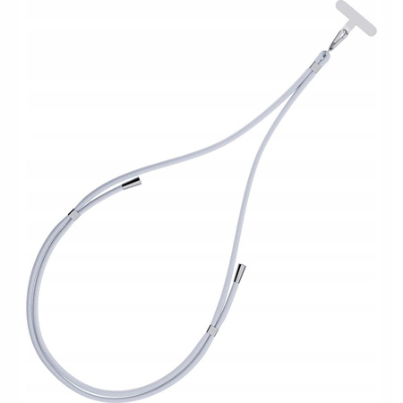 Accessories Grey (silver) - 3mk EasyClip Smycz do telefonu regulowana