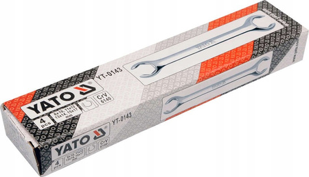 YATO KLUCZE DO PRZEWODÓW HAMULCOWYCH 4SZT ZESTAW