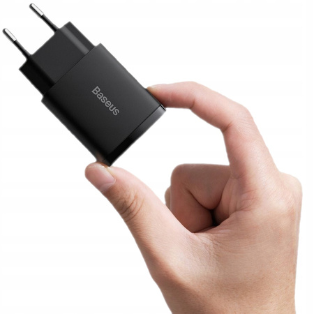 Baseus Compact Ładowarka sieciowa USB USB-C 20W PD Quick Charge 3.0