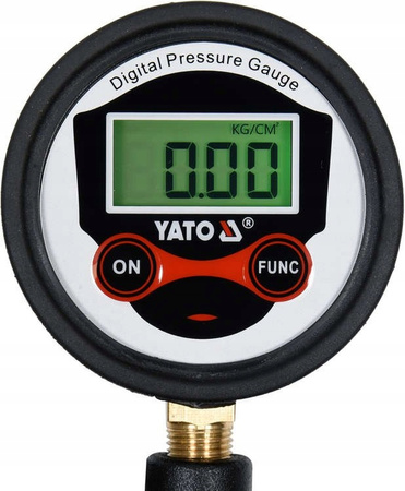 YATO PISTOLET DO POMPOWANIA cyfrowy manometr LCD
